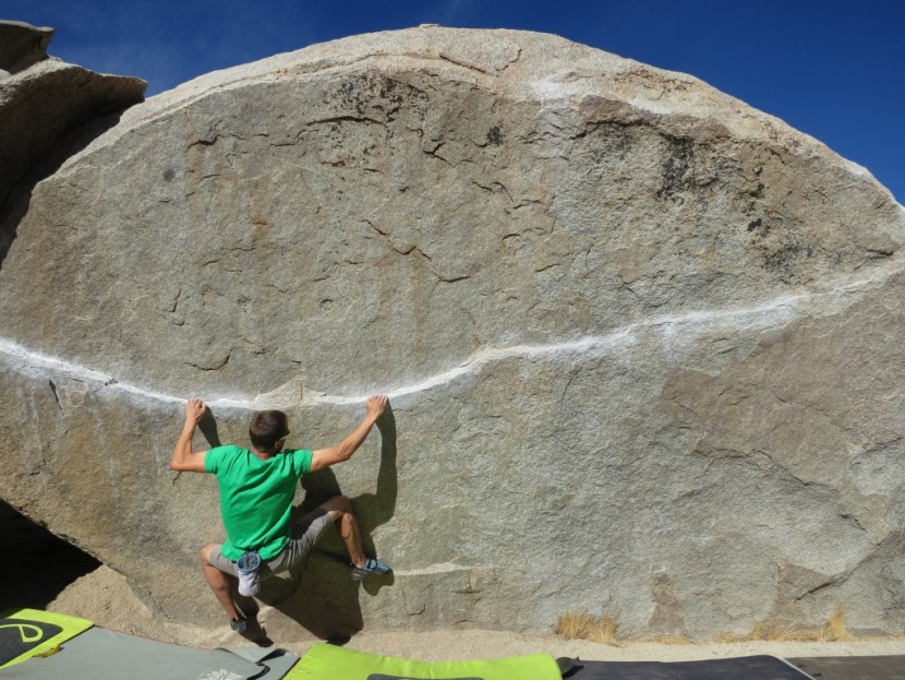 la sportiva futura - crimping on the iron man traverse in the la sportiva futura...