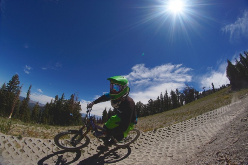 poc cortex flow - luke lydiard enjoys the poc cortex's light weight and excellent...