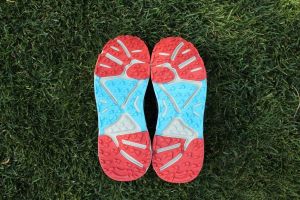 hoka stinson atr - the outsole of the hoka stinson atr. while the traction is good, we...