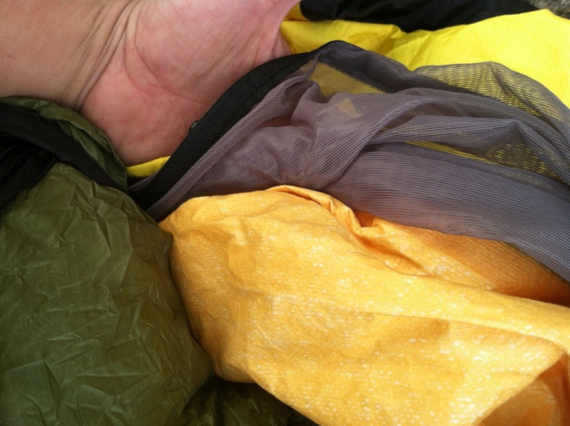 black diamond big wall hooped bivy - a bug net can be employed on the bd big wall hooped bivy with a...