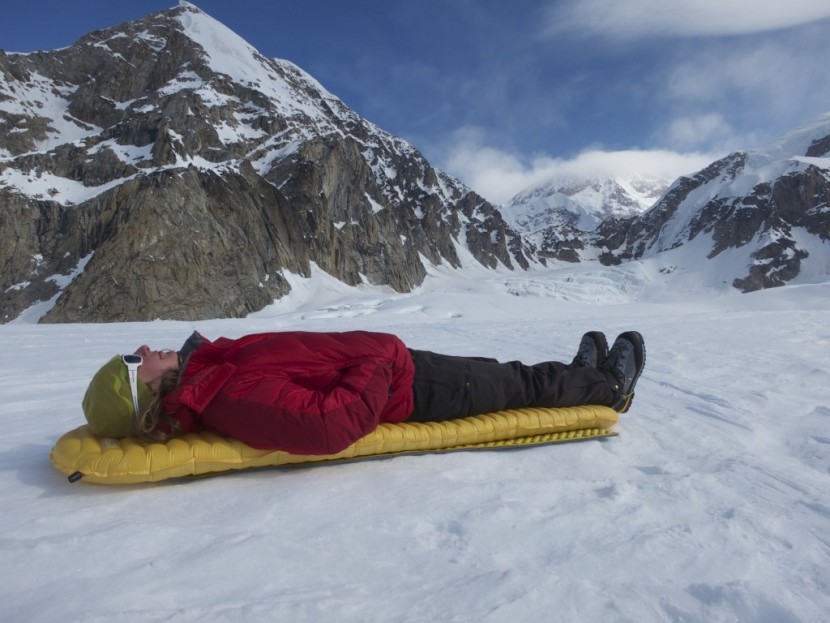 sleeping pad womens - mckenzie took the neoair xlite with her on a climbing trip to the...