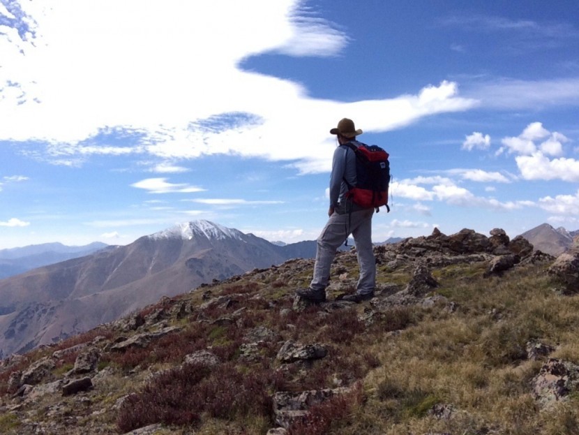 patagonia drifter a/c gore-tex - taking in the view before heading down from mt. massive above...