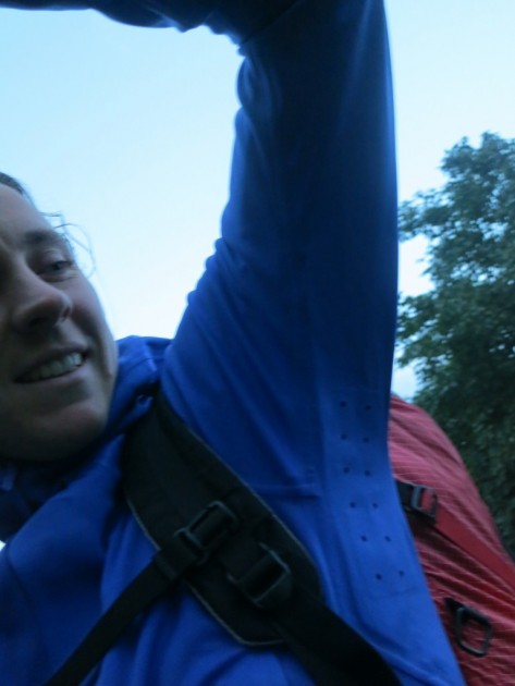 sierra designs stretch for women - the armpit hole vents on the sierra designs stretch rain jacket.