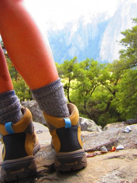 timberland chocorua trail mid gtx for women - the solid rubber soles of the timberland chocorua trail boots appear...