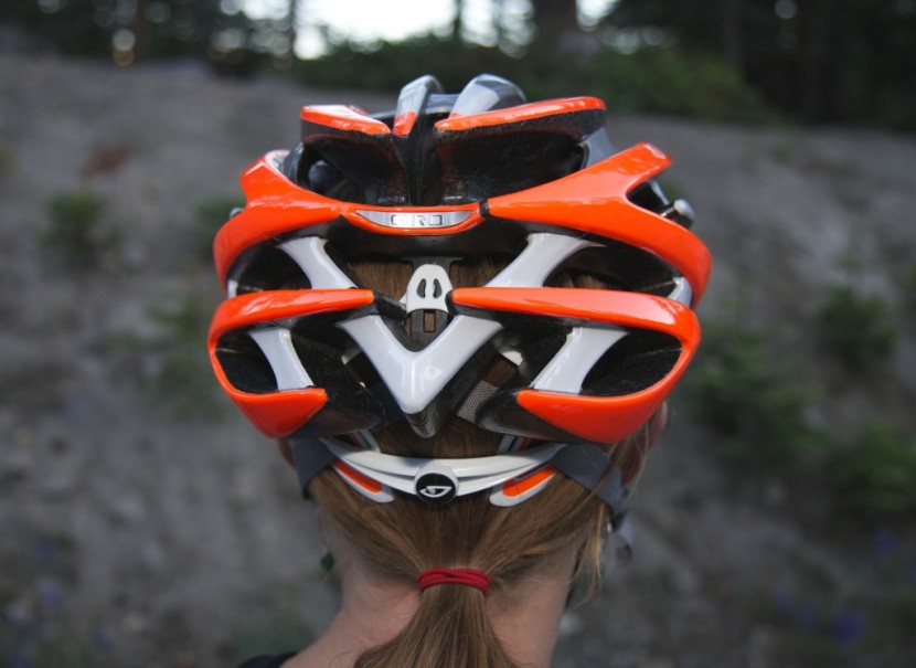 giro aeon - the rear of the aeon is packed with vents which allow hot air to...