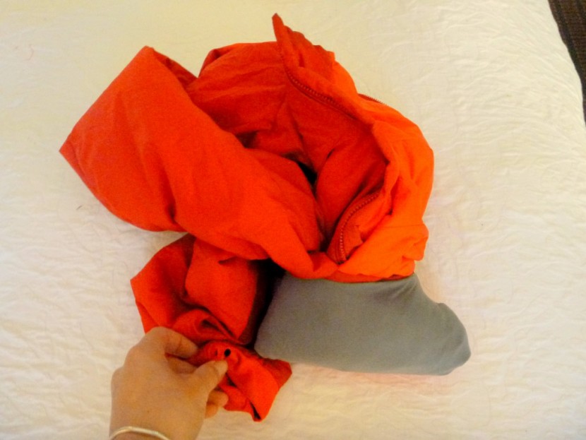 arc'teryx atom ar hoody for women - when trying to stuff the atom ar hoody into its pocket, we realized...