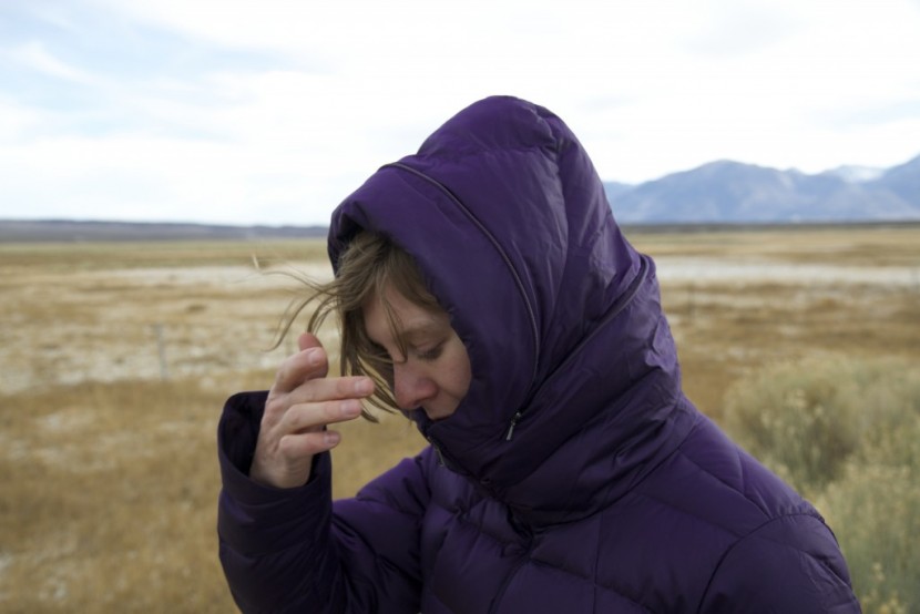 patagonia downtown loft jacket- women's - unzipping the hood allows for extra warmth and protection from cold...