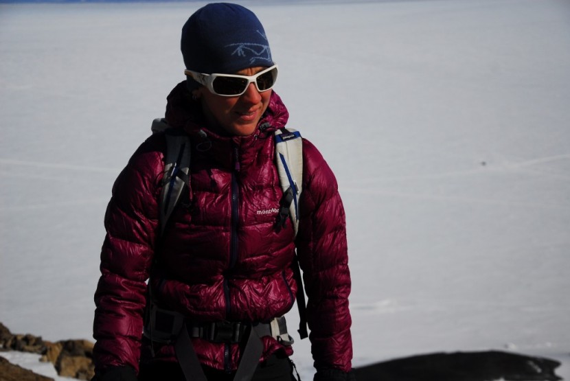 montbell frost smoke down parka for women - the montbell frost smoke keeping the wearer warm while active on a...