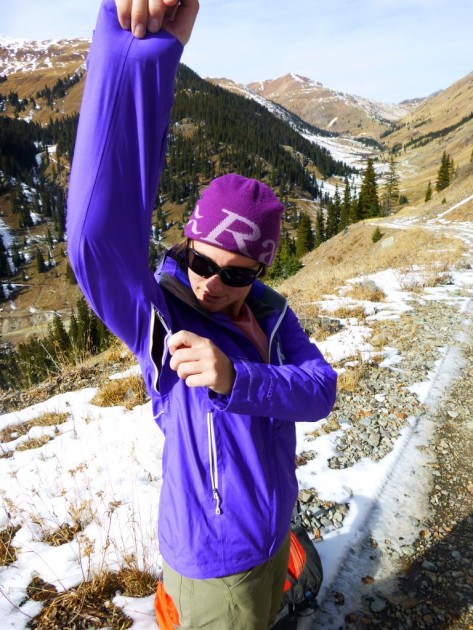 patagonia piolet for women - the pit vents were a big help while we went out searching for some...