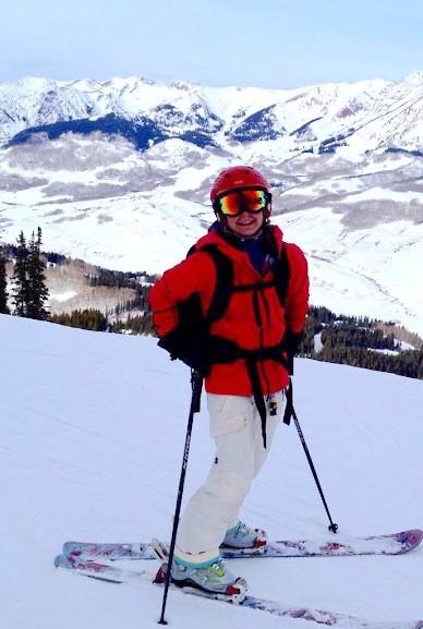 mountain hardwear torsun for women - eryn barker is loving the torsun while skiing in crested butte. its...
