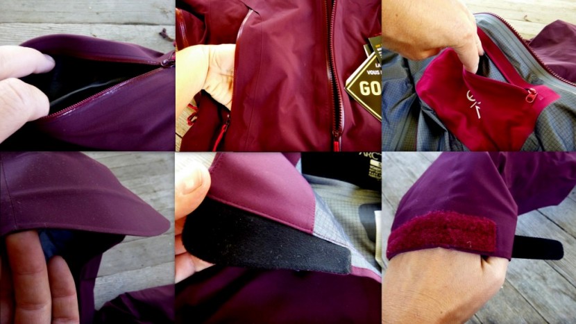 arc'teryx theta ar for women - features galore! here are just a few! starting the top left: high...