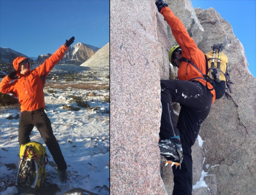 arc'teryx venta mx hoody - though it doesn't stretch very much, the cut and fit of this jacket...