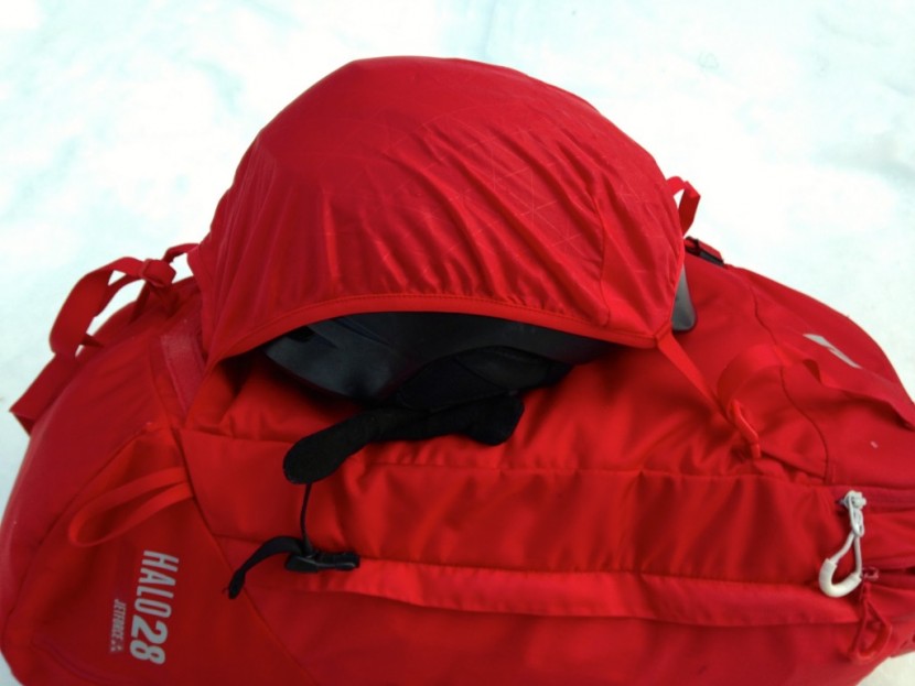 black diamond halo 28 jetforce - black diamond halo 28 jetforce's stealthy helmet holster was...