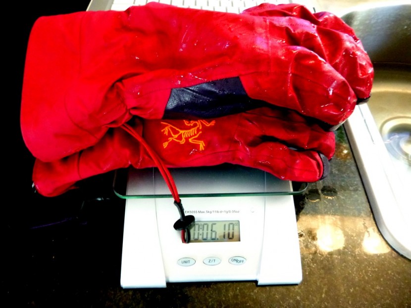 arc'teryx beta ar glove for women - after dunking this glove under water, we learned that it only added...