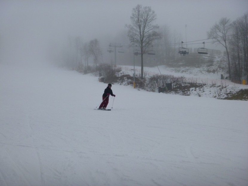 arc'teryx beta ar glove for women - melanie silber rips down at the resort on a warmer, wet, humid day...