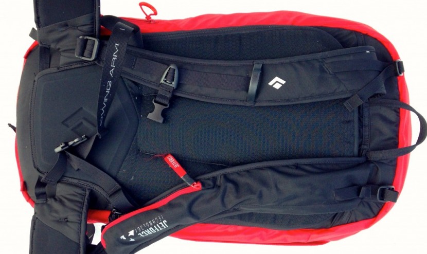 black diamond pilot 11 jetforce - the back panel was one of the most comfortable in the review. the...