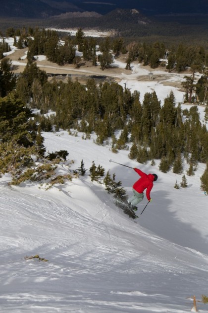 dynastar powertrack 89 - although not the most playful ski, the powertrack wasn't too shy...