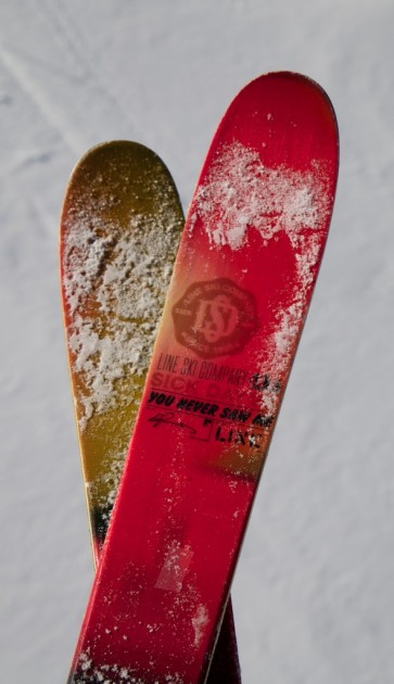 line sick day 95 - the line sick day 95 is a playful, lightweight ski.
