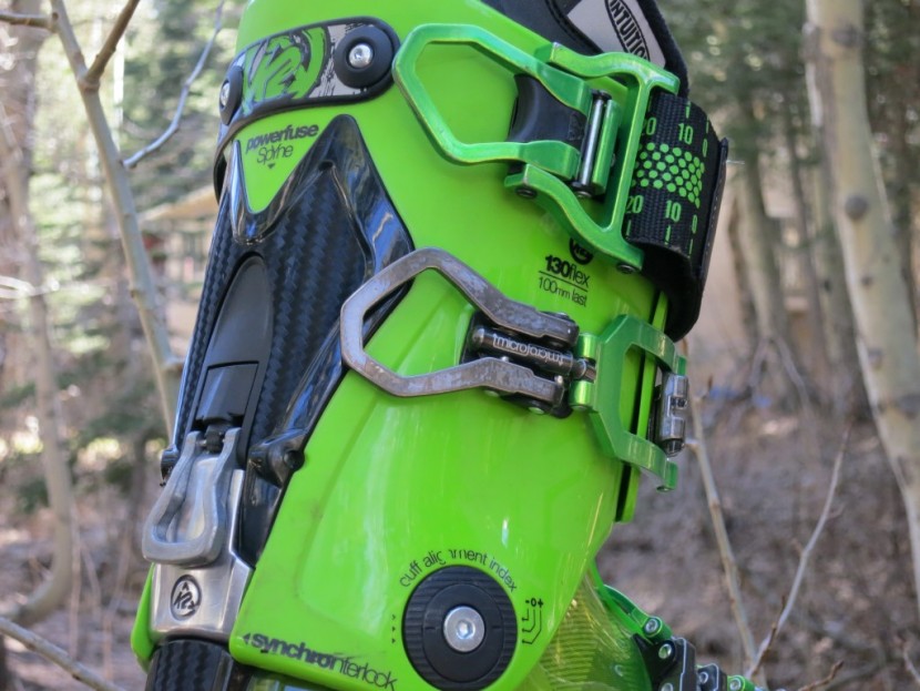 k2 pinnacle 130 - the powerstrap/top buckle of the pinnacle 130 is crucial to the walk...