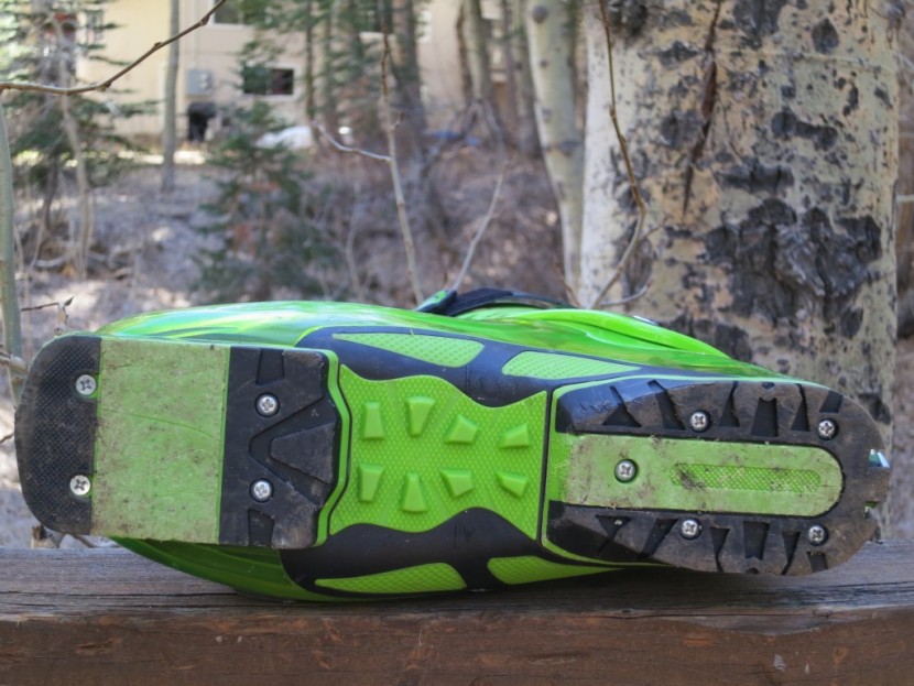 k2 pinnacle 130 - the rubberized mid-sole on the pinnacle 130 helps gain traction on...