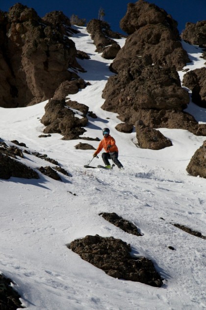 rossignol experience 100 ti - ian taking the experience 100 through a tight line. this ski turned...