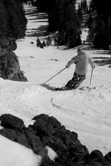 nordica nrgy 100 - spring like conditions provided good off-piste testing conditions...