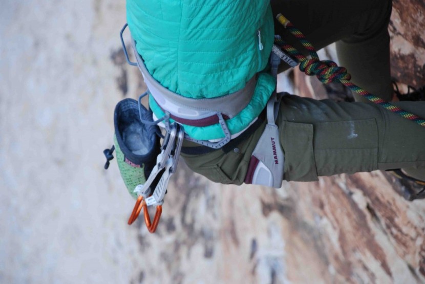 mammut zephira - the angled, plastic-molded gear loops are supposed to keep your...