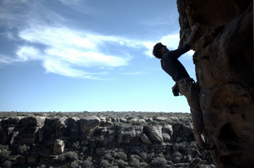 duofold midweight crew - rock climing in the duofold midweight crew on a clear yet crisp day...