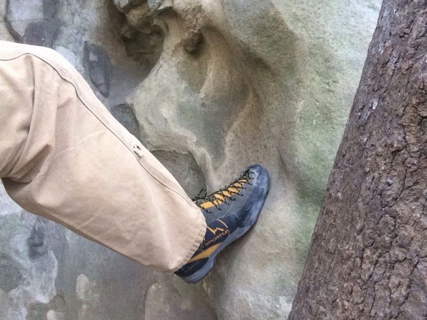 la sportiva ganda - this shoe smears well, and will only get better as the midsole molds...