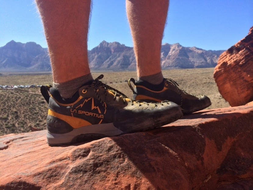 la sportiva ganda - if you want to wear approach shoes to climb routes near your limit...