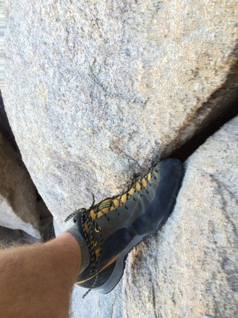 la sportiva ganda - our top pick for climbing ability has a pointy toe and low profile;...