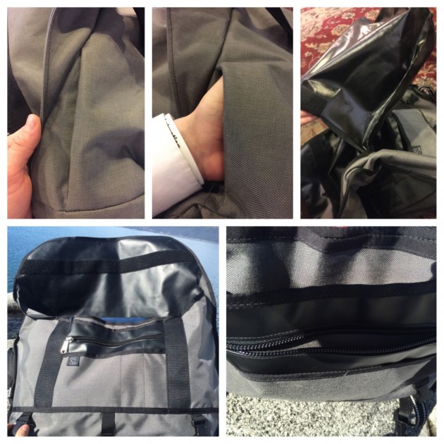 chrome metropolis - the top right photos show the secret pocket in the seam. top right...