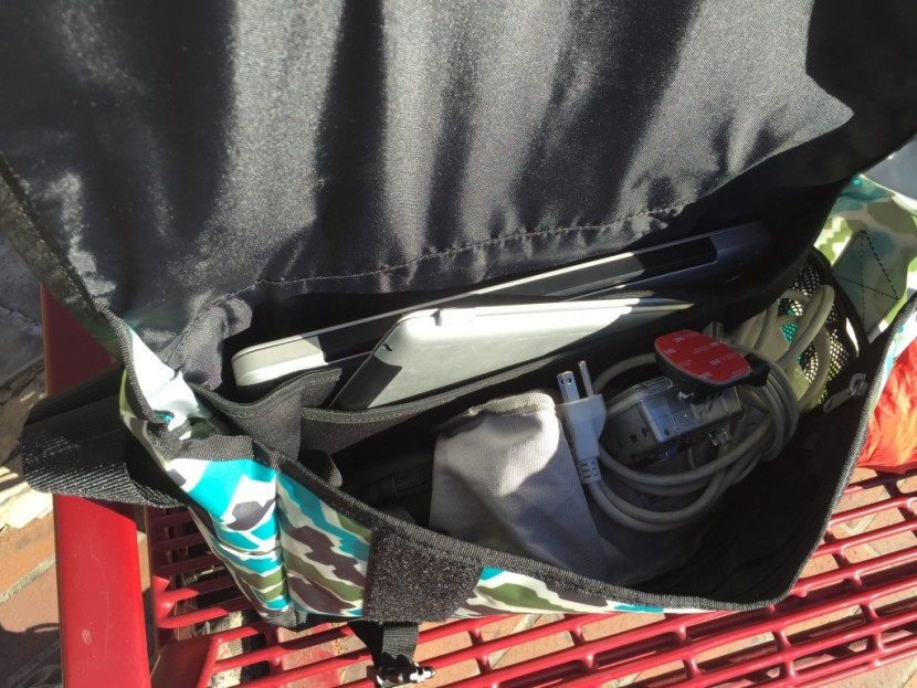 the north face base camp messenger - laptop sleeve, ipad pouch, and internal storage enough for our...