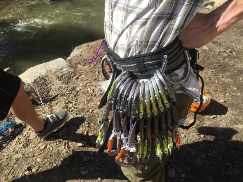 metolius safe tech all-around - the gear loops on this metolius harness can accommodate a host of...