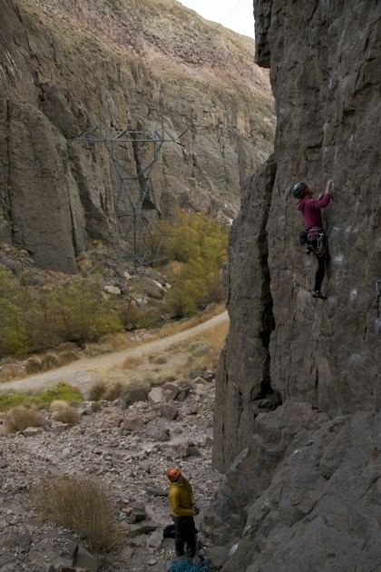 mammut sensor - when sport climbing the tactile markings help to prevent lowering...