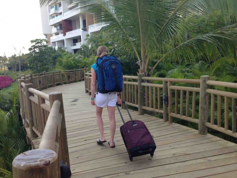 rei wheely beast 22 - compared to the osprey ozone (on model's back) the wheely beast is a...