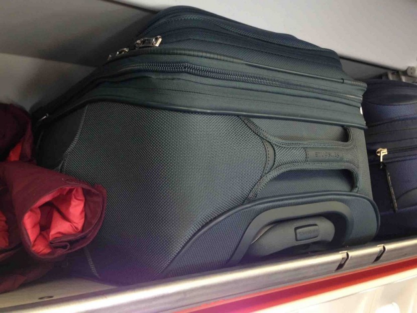 samsonite silhouette sphere 2 21 - it didn't fit in the measuring slot, but it still fit in the...