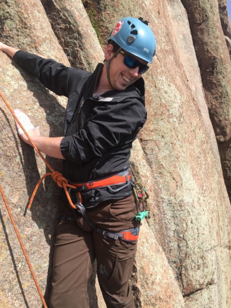 mammut ophir 3 slide - the reinforced tie-in point was this tester's favorite feature...