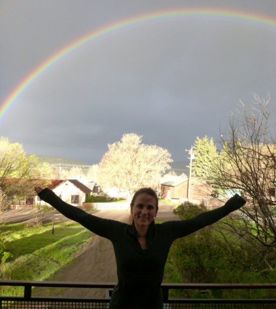 rei space dye zip-t - everybody loves a perfect rainbow! especially when it's right out...