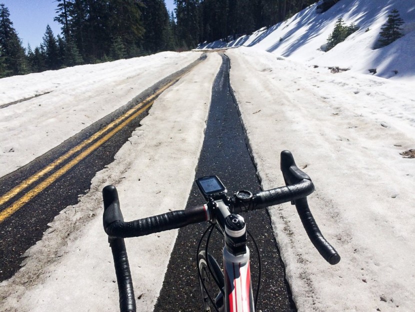 garmin edge 810 - out and about for some early spring testing.