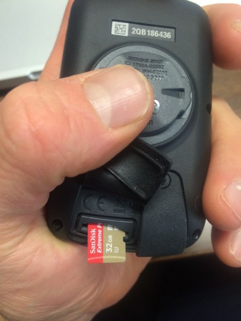 garmin edge 810 - a data card is required to upload detailed maps on the garmin edge...