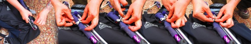 gregory z25 - demonstrating how to use the bungee hideaway loops on the gregory...