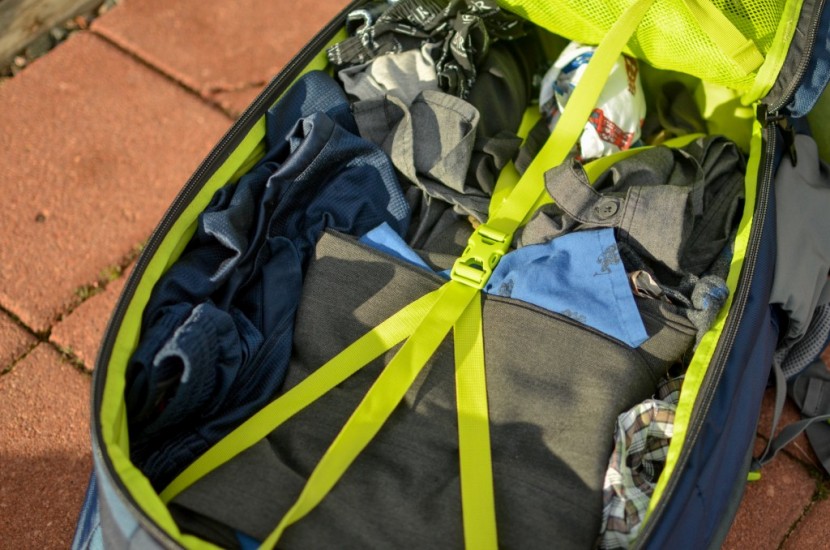 pacsafe venturesafe 65 - this bag has the best internal compression system of any that we...