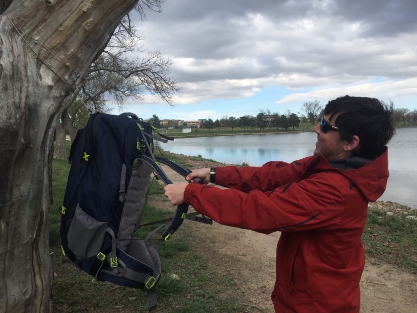 pacsafe venturesafe 65 - we tested the security of the cable and locking mechanism by having...