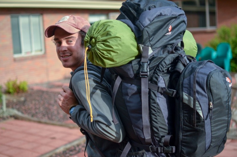 deuter quantum 70 + 10 - packed and ready for a trip around the world! this tester loaded up...