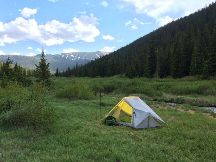 the north face o2 - the o2 tent from the north face is one of the lightest...