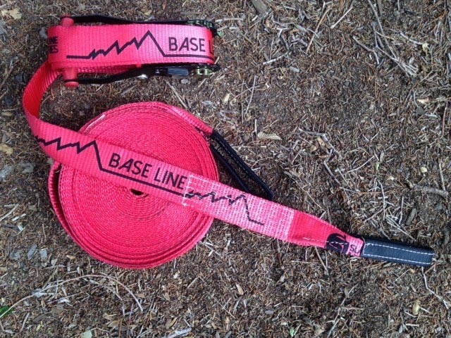 slackline industries base line - an 85-foot line, plus 8 more feet for the ratchet end, makes...