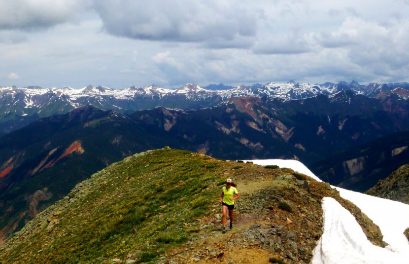 salomon fast wing tee for women - going to the summit of kendall mountain (13,000ft) in silverton! if...