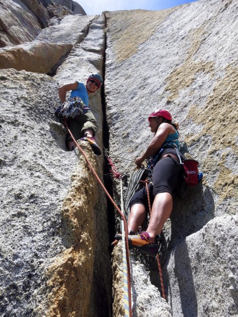 scarpa techno x for women - two female testers each in a pair of the scarpa techno x, excited to...