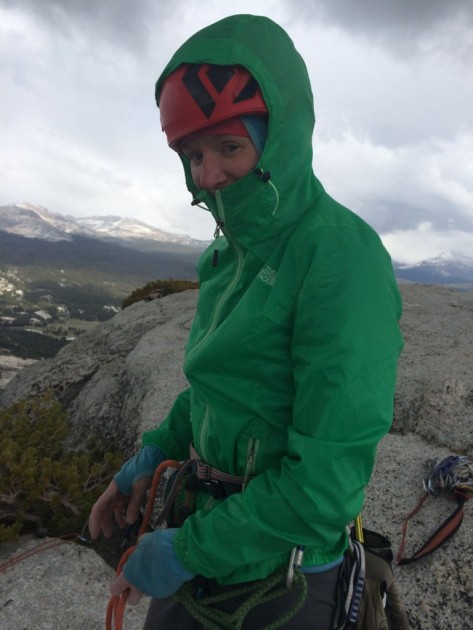 the north face cyclone hoodie for women - with a storm approaching, the high collar and helmet compatible hood...